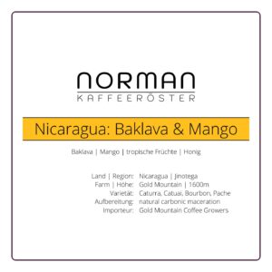 Nicaragua Baklava & Mango – Filter
