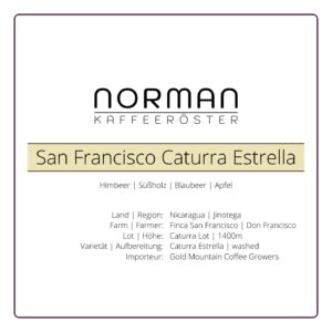 San Francisco Caturra Estrella – Espresso